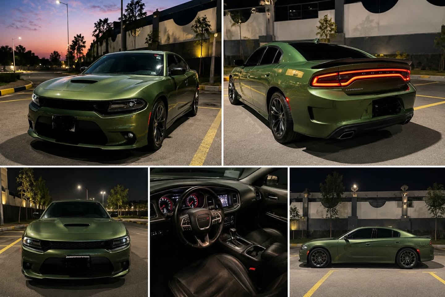 الموديل :2022  .
جارجر ارتي ماكس 
فول 1 /1 
‏CHARGER RT MAXS 
لون زيتوني
 سياره ستوك
المحرك  V8  5.700
مكفوله من الصبغ و البارد وارباك كلين
رقم بغداد
🔴 جناح خلفي
🔴ويل قياس 20 انچ 
🔴مقود القيادة رياضي . 
🔴مقاعد رياضية من الشاموا الأسود.
🔴نقطة عمياء 
🔴 مصابيح أمامية زنون . 
🔴كشافات الضباب زنون . 
🔴 المصابيح الأمامية مع LED . 
⭕️حساسات خلفية
⭕️ شاشه كبيرة مع نظام ملاحة نفكيشن GPS . 
⭕️ سستم صوت الپاين .
⭕️تيارات جديده
⭕️ فتحة سقف (سلايد) . 
⭕️ المقاعد الأمامية كهربائية . 
⭕️ ذاكرة لحفظ وضعيات الجلوس (ميموري) . 
⭕️مقاعد أمامية تبريد وتدفئة . 
⭕️ مقاعد خلفية تدفئة.
⭕️تشغيل عن بعد . 
⭕️المقود كهربائي .
⭕️ تدفئة مقود القيادة . 
⭕️ محدد سرعة . 
⭕️ تلفون بلوتوث . 
⭕️ كاميرا خلفية .
⭕️ مرايا متحسسة للاضاءة العالية .
⭕️ كير شفتر بالستيرن .
⭕️ دخول ذكي (بصمة) .

رقمي ***********

مكاني بغداد
