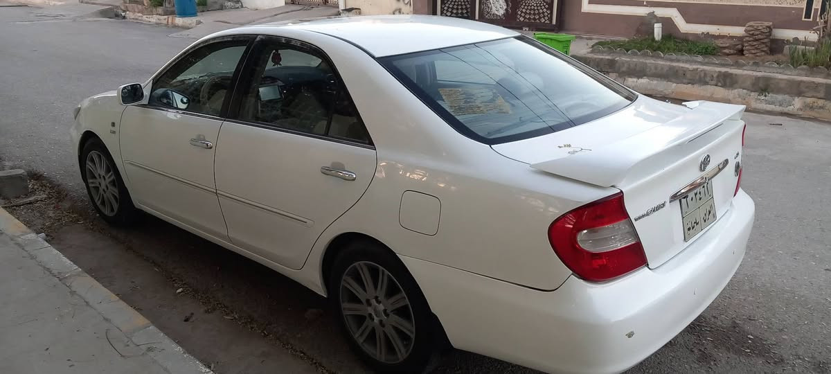 رمضان مبارك عالجميع 
كامري للبيع 2003 مكينة 4 خليجي تخم تاير جدد حجم17 مال افلون
باتري جديد قبل شهر مبدلة صدر جديد كير مكينة مكفولات لايت زنون بردة خلفية داخل صاج فتحة بالسقف بيها جنح عالصندوك
بيها باركود مال بانزين يشتغل
رقم سليمانية شرط التحويل ماكو وكالة 
سيارة بيها صبغ بدون معجون ربع جاملغ امامي سكن
وبيها طخة بخشم البنيد يم العلامة بكد باكيت الجكاير
عنوان السيارة ديالى جلولاء للاستفسار اتصل على الرقم ***********
السعر105
