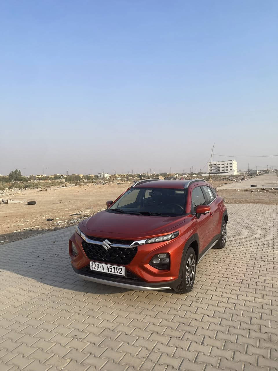 سلام عليكم
اللبيع سوزوكي فرونكس 
مديل2024
سياره  ماشيه ١٤ الف

مرقمه واسط 
كفاله عام 
بسمي تحويل شوكت مي يعجبك 
موصفات 
بصمه 
شاشه 
داتشو 

كأمره 
حي بي إس 
قطعتين تبريد 
 مكانه واسط  
آي ستفسار.  
٠***********
