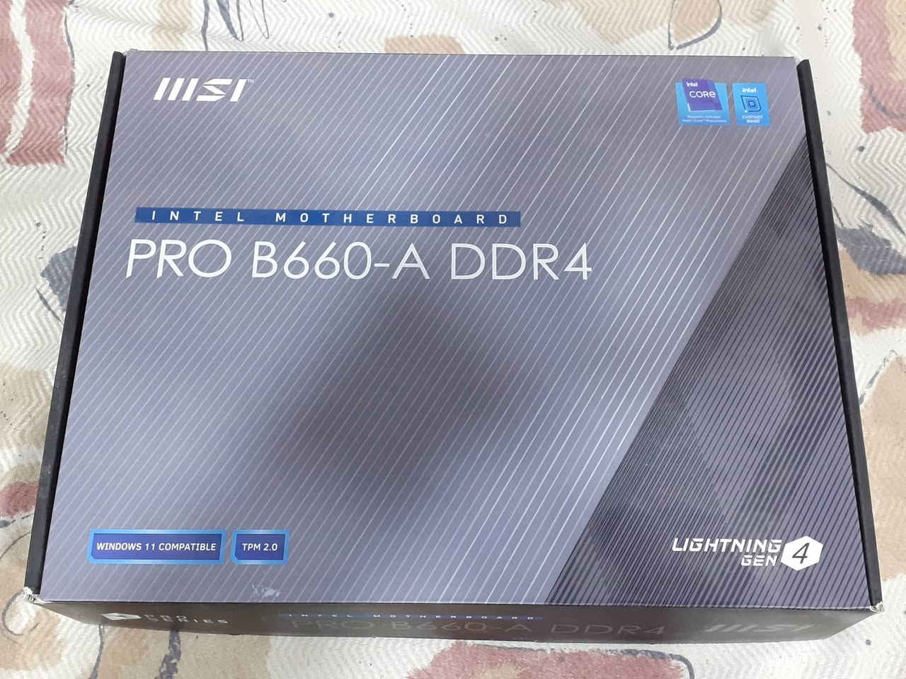 I5 12400
بيه كرت شاشه داخلي للسعر 170
B660A pro msi 
مذربورد محدث البايوس مالها تقبل جيل 12و13و14 براند قوي تشغل i9 بدون إعاقه 160الف
Ram 16gb 8*2 3600 black T force 
بي 120
كيس حاسبه مع 3 فان argb و تحكم سرعه بي 65للف
Hdd 4T nas seagate  بي 120الف مستعمل 10 ساعه 
مكاني موصل توصيل متوفر (اخذ رصيد لان القطع غاليه و فوت على حسابي بل كروب و شوف شكد بايع غراض و محد ناشر عليه ) 
8التوصيل 
Ssd m.2  lexar 2T nm790 مستعمل 4 يوم و شويه
260


**إذا كنت صاحب هذا الإعلان وتريد حذفه لأي سبب، رجاءا أرسل رسالة إلى الدعم الفني**
