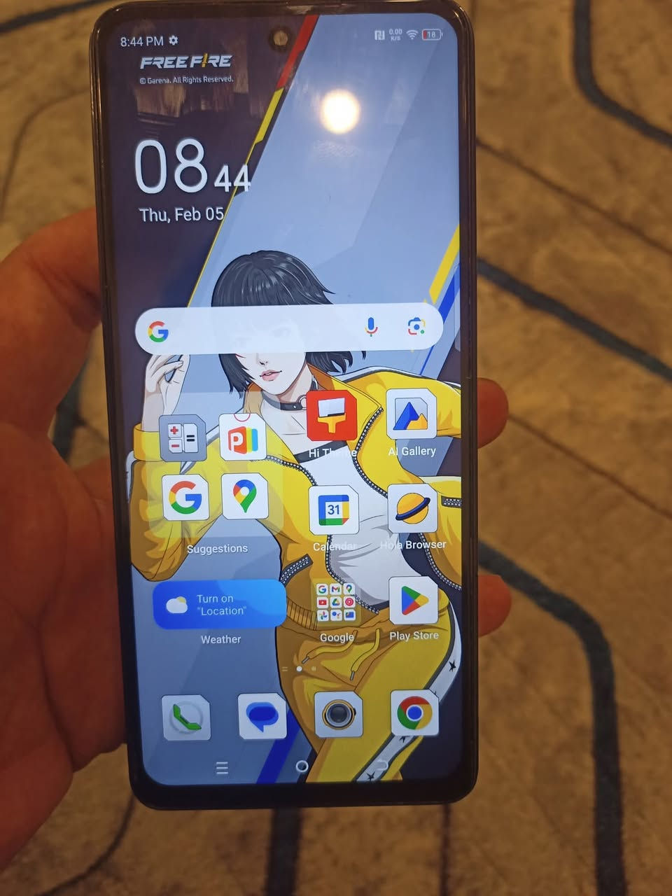 تكنو بوفا 5 الذاكرة. 256
سعر الجهاز 90 بي مجال 
المكان بغداد مدينة الصدر


**إذا كنت صاحب هذا الإعلان وتريد حذفه لأي سبب، رجاءا أرسل رسالة إلى الدعم الفني**