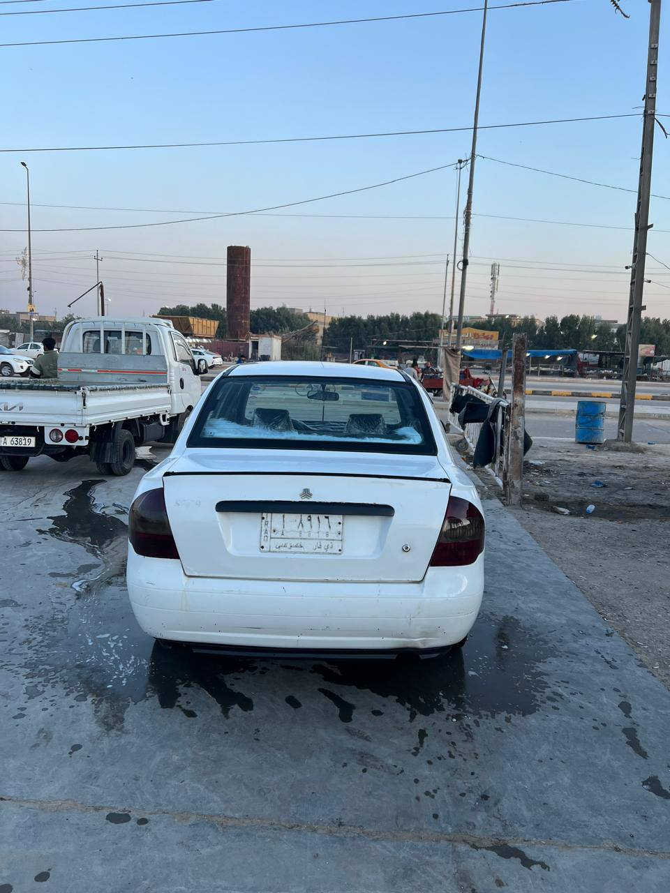 السلام عليكم  السعر 33 وبيه مجال
طيبه موديل 2013 بدون ضربه بيه رشات  صبغ بصيطه مكينه وكير وحداديه وتبريد كل كفاله شرط التحويل
العنوان الديوانيه
***********
