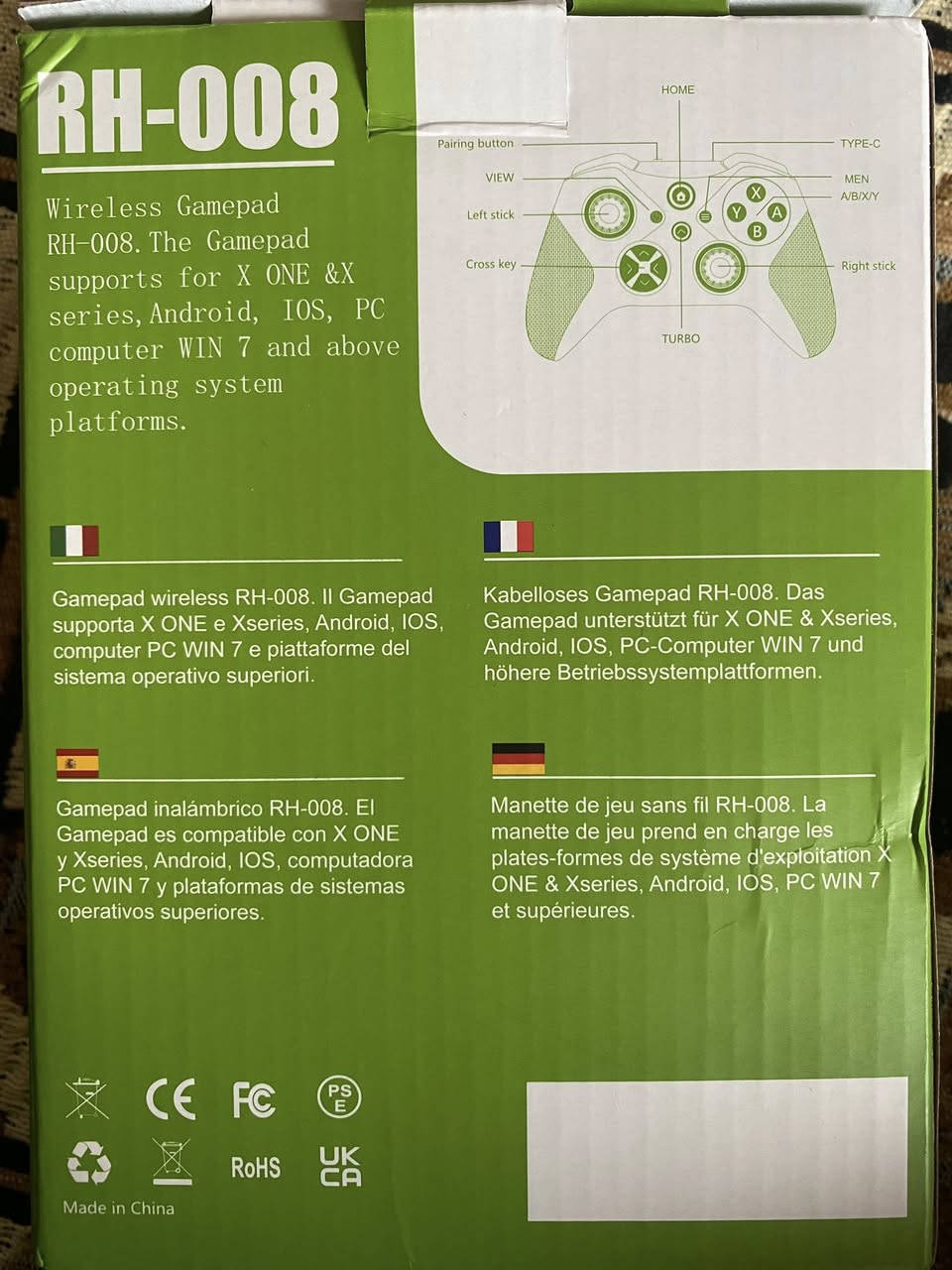 جوستك X Box ربط موبايل+Pc+ لابتوب+ اكس بوكس جديد مو مستعمل مع شحن تايب سي ٢٠ الف قفل يوجد توصيل لجميع المحافظات 🚕


**إذا كنت صاحب هذا الإعلان وتريد حذفه لأي سبب، رجاءا أرسل رسالة إلى الدعم الفني**