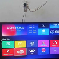 شاشة 50بوصة • نظيفه • استعمال قليل