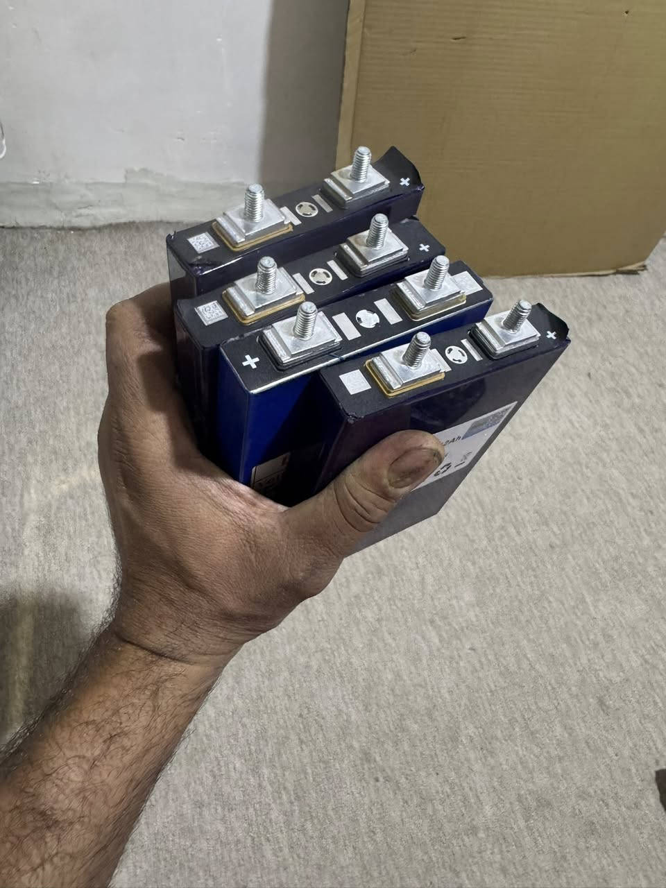 تحياتي للجميع 
بطاريات فوسفات الحديد. عدد. ٤ قطع.    ٣٢ أمبير. 

القطعه ٢٥ الف


**إذا كنت صاحب هذا الإعلان وتريد حذفه لأي سبب، رجاءا أرسل رسالة إلى الدعم الفني**