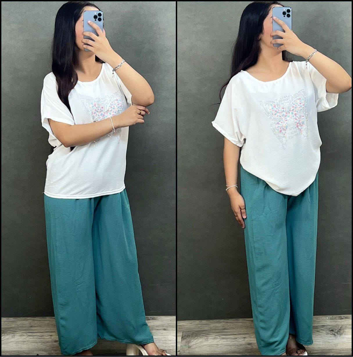 جملة فقط🎉
تراك ايروبين التيشيرت ستراس ابيض، البنطلون ب6الوان🎨
فري سايس
متوفر توصيل جميع المحافظات 🚕


**إذا كنت صاحب هذا الإعلان وتريد حذفه لأي سبب، رجاءا أرسل رسالة إلى الدعم الفني**