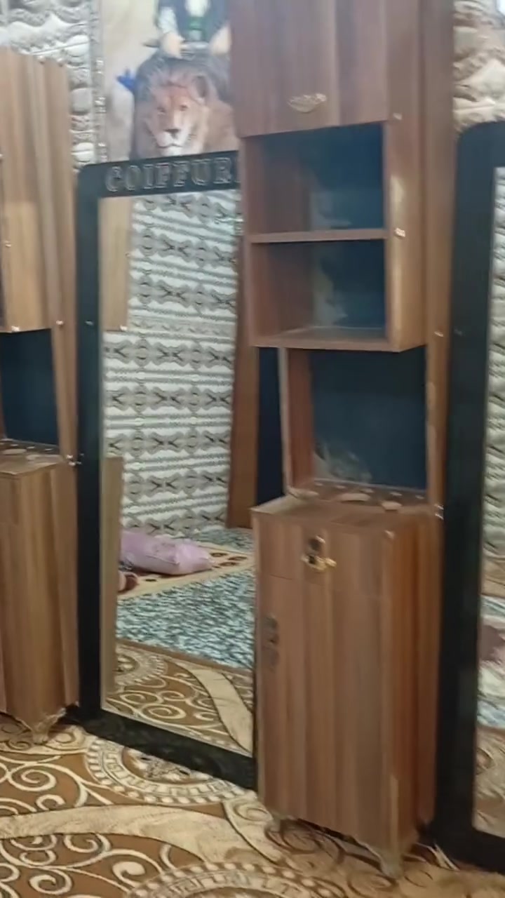 السلام عليكم ديكور حلاقه كامل نضيف كلش مستخدم شي قليل للاستفسار خاص او اتصل ع الرقم ***********
