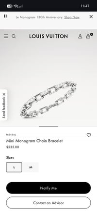 سوار لويس فيتون • مختوم • صناعة ايطالية