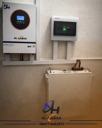 منظومة شمسية • بطاريات ليثيوم 5KW • قرية المفتول