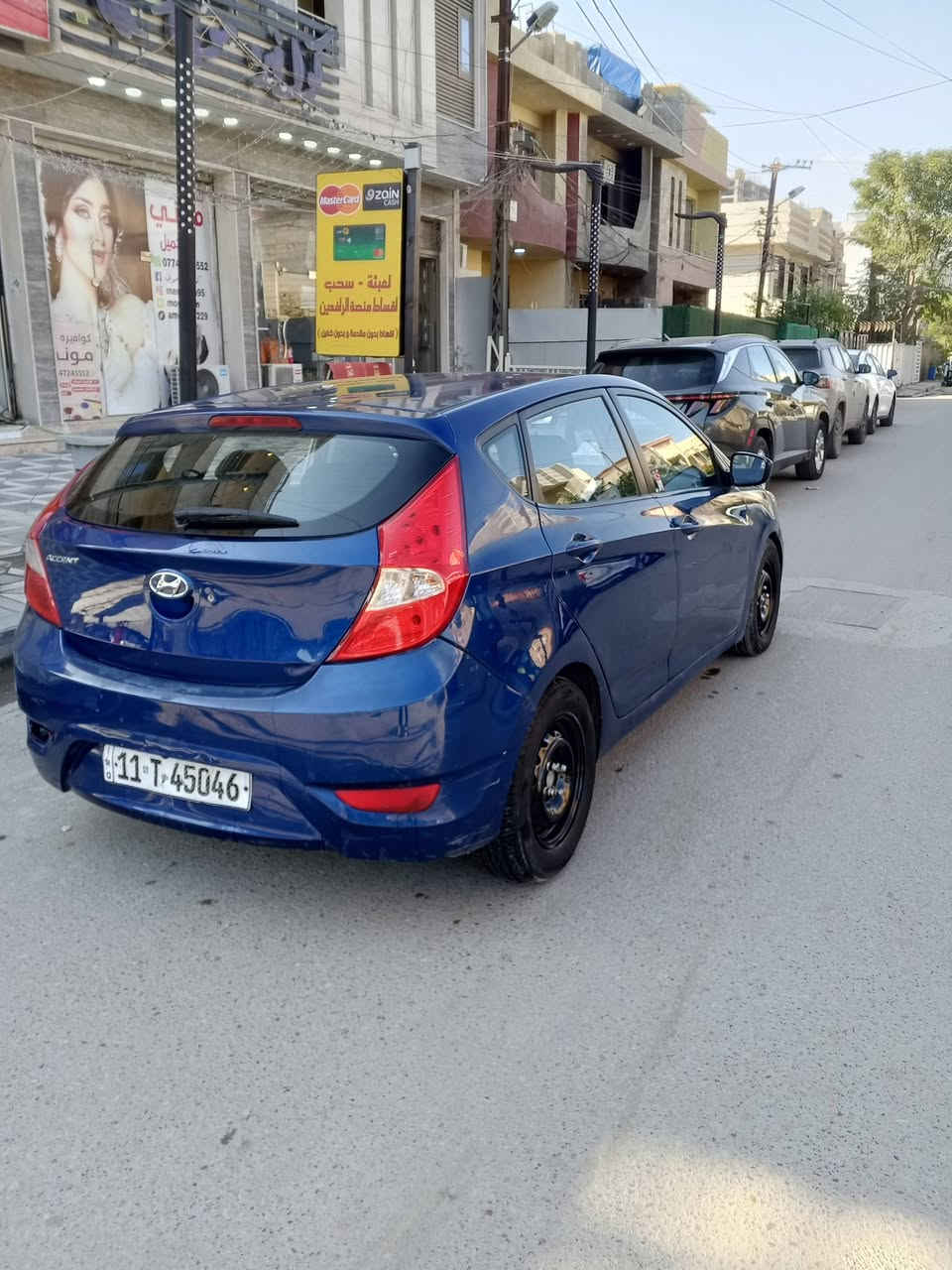 اكسنت رقم بغداد موديل 2016 وارد امريكي محرك 1600 السعر 85 وبيها مجال موبايل ***********
