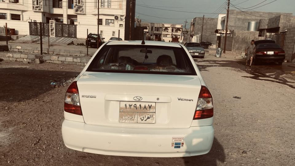 بيع مستعجل❗️
هونداي ڤيرنا 2010اوتماتيك
🛑گير ومحرك بشرط 
🛑تدفئة تبريد بشرط
🛑ويل تركي رياضي 
🛑لايت زنون اوف وايت 
🛑حساسات خلفيه 
🛑تحكم مري كهربائي 
⛔️بيها جاملغ صبغ وخشم البونيد 
⛔️سنويه ساقطه صارلها سنه 
⭕️شرط تحويل او وكالة 
🟣السعر 70 وبيها مجال  مكانها( تكريت)
***********📞
