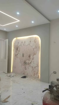 ديكورات بديل الخشب والرخام سقف ثانوي اصباغ داخليه وخارجيه تصاميم مغربي...