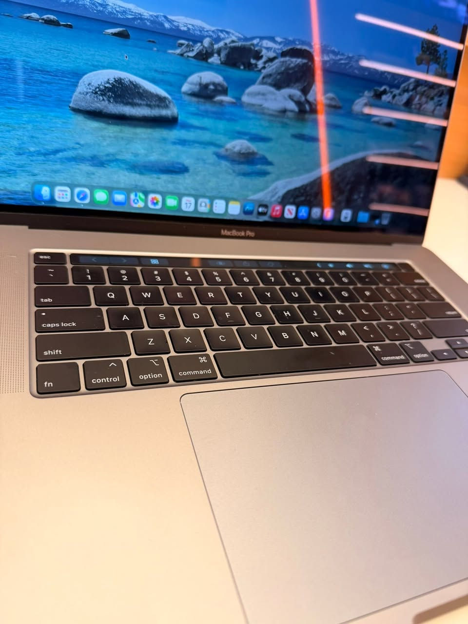 السلام عليكم ورحمة الله وبركاته
MacBook Pro 16-inch (2019) 

مواصفات 
• Intel Core i7 6-Core Processor @ 2.6GHz
• 16GB 2666MHz DDR4 RAM
• 512GB High-Speed SSD
• AMD Radeon Pro 5300M 4GB Dedicated Graphics
• 16-inch Retina Display
• Battery Cycle Count: 540

الحالة
الجهاز بحالة ممتازة جداً ونظيف للغاية، كامل مكمل من جميع النواحي، خالٍ من أي عطل أو ملاحظة، ولم يتم فتحه أو إدخاله للصيانة سابقاً. جاهز للاستخدام مباشرة

للطلب والاستفسار يرجى مراسلتنا


**إذا كنت صاحب هذا الإعلان وتريد حذفه لأي سبب، رجاءا أرسل رسالة إلى الدعم الفني**