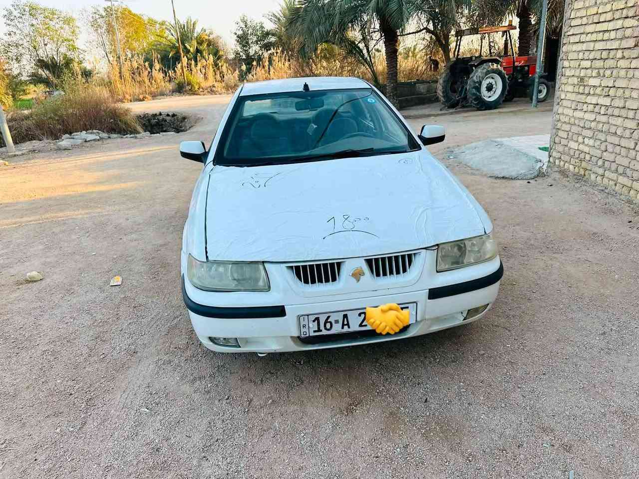 سلام عليكم ورحمه 
سمند  2010رقم قادسيه نكليزي 
سنويه ل2030 مداور ثاني يوم 
مكينه كير حداديه جديده تخم تواير جدد ابو الخطه بيها جاملغ الكدام صبغ مثل ما واضحه 
بصوره سياره جديده مكان السياره السماوة 
الرميثه الاستفسار ***********السعر 37
