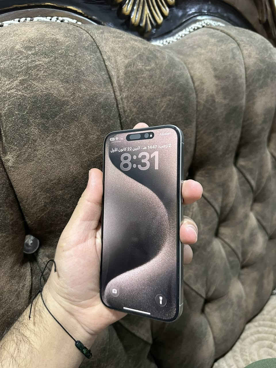 سلام عليكن 
ايفون15برو ماكد
مواصفات*‼️
فول مواصفات ماستر شرق اوسط
ذاكره:256
نموذج:m
بطاريه:94شرط بلادي مشخون 518مره فقط
نضافت الجهاز100‎%‎شخط مابي زلغ مابي اذا بي شي مرجوع جهاز بمعنى الكلمه 
سعر الجهاز مليون و150وبي مجال للشراي💥💥
التوصال ع رقم :***********
