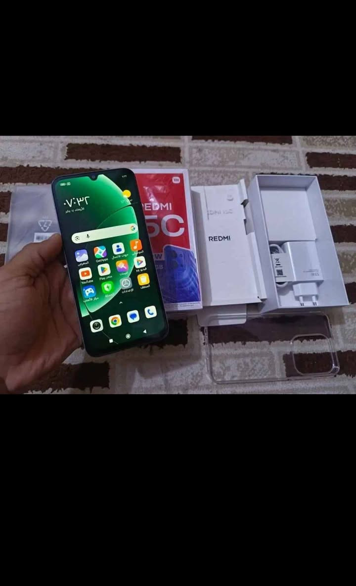 ‏الفحص قبل الاستلام الاصلي من ريدمي
‏ريدمي 15c
‏عليه عرض 🔥  الذاكرة، 256الرام 16
‏الشاشة: IPS LCD كبيرة (6.9 بوصة في بعض الإصدارات) بمعدل تحديث 90Hz أو 120Hz.
‏المعالج: MediaTek Helio G81 Ultra.
‏الكاميرات: خلفية رئيسية 50MP، وأمامية 8MP.
‏البطارية: 6000mAh مع دعم شحن سريع 33W، ومنفذ USB Type-C.
‏بسعر 140الف فقط 
‏ملاحظه 
‏نفس مواصفات وصور موجوده بالاعلان  عندما يستلم الزبون الجهاز ***********
‏
