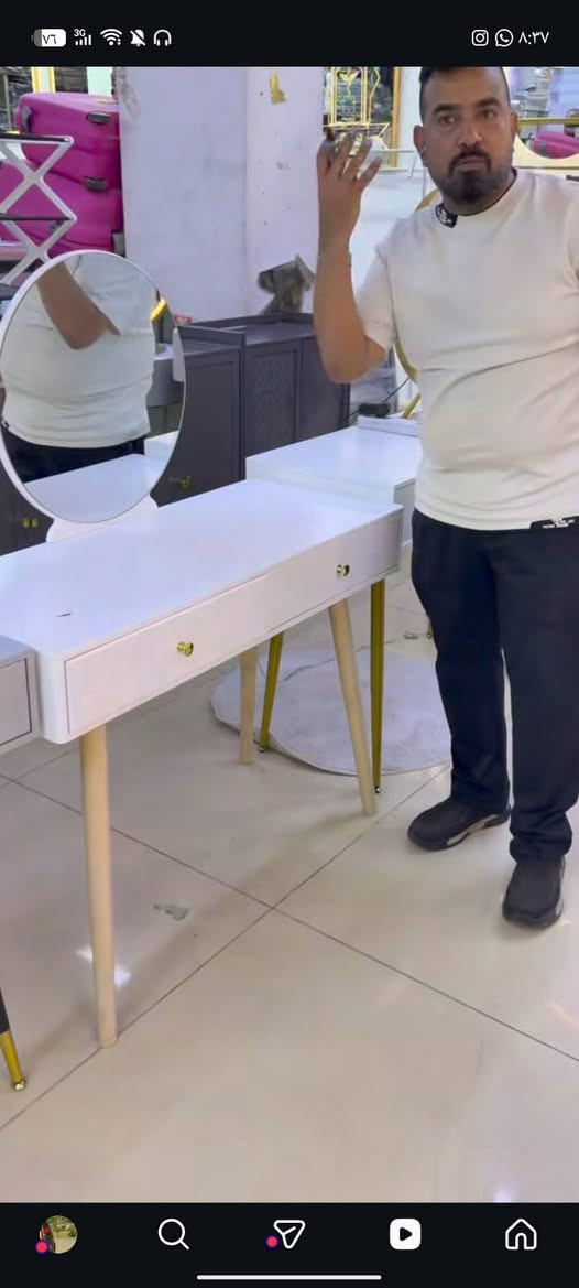 هلو بنات منو عدها هيج ميز بدون مرايه او وياه مرايه عادي لون ابيض بسعر مناسب


**إذا كنت صاحب هذا الإعلان وتريد حذفه لأي سبب، رجاءا أرسل رسالة إلى الدعم الفني**