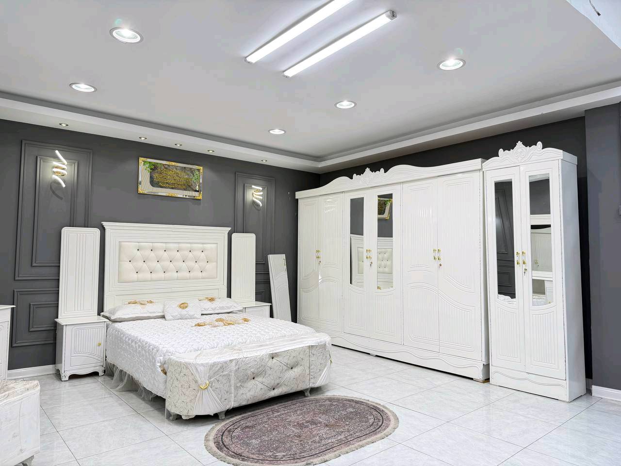 السعر // مليون فقط 😍

🔅تفاصيل الغرفة المرمري  ....

 خارج ٤ملم ام دي اف 🔺
وداخل معاكس  ٣ملم 
صبغ حراري  درجة اولى 


عدد القطع  ٧ قطع 😍
🔺1 //جرباية  قياس  ١٦٠ × ٢٠٠ 
🔺//ميز جانبي ايسر قياس ٥٠
🔺2// وميز  جانبي  قياس ٥٠
🔺3// زاوية ارتفاع مترين عرض ٨٠
🔺4// وميز بلازمه  
🔺5//وميز مراية ارتفاع مترين عرض ١٢٠
🔺6// وكنتور ٦ باب  ارتفاع مترين و١٥ طول ٣ متر و١٥

القطعه الثامنة حسب الطلب شازلون
سعرها ٥٠ الف ❤️

(توصيل مجاني مركز بغداد )
التوصيل يشمل الشد مجاني 🔥
(اطراف ٥٠)
باقي المحافضات حسب البعد
شازلون سعرها ٥٠ الف
شازلون مخزن ٧٥ الف