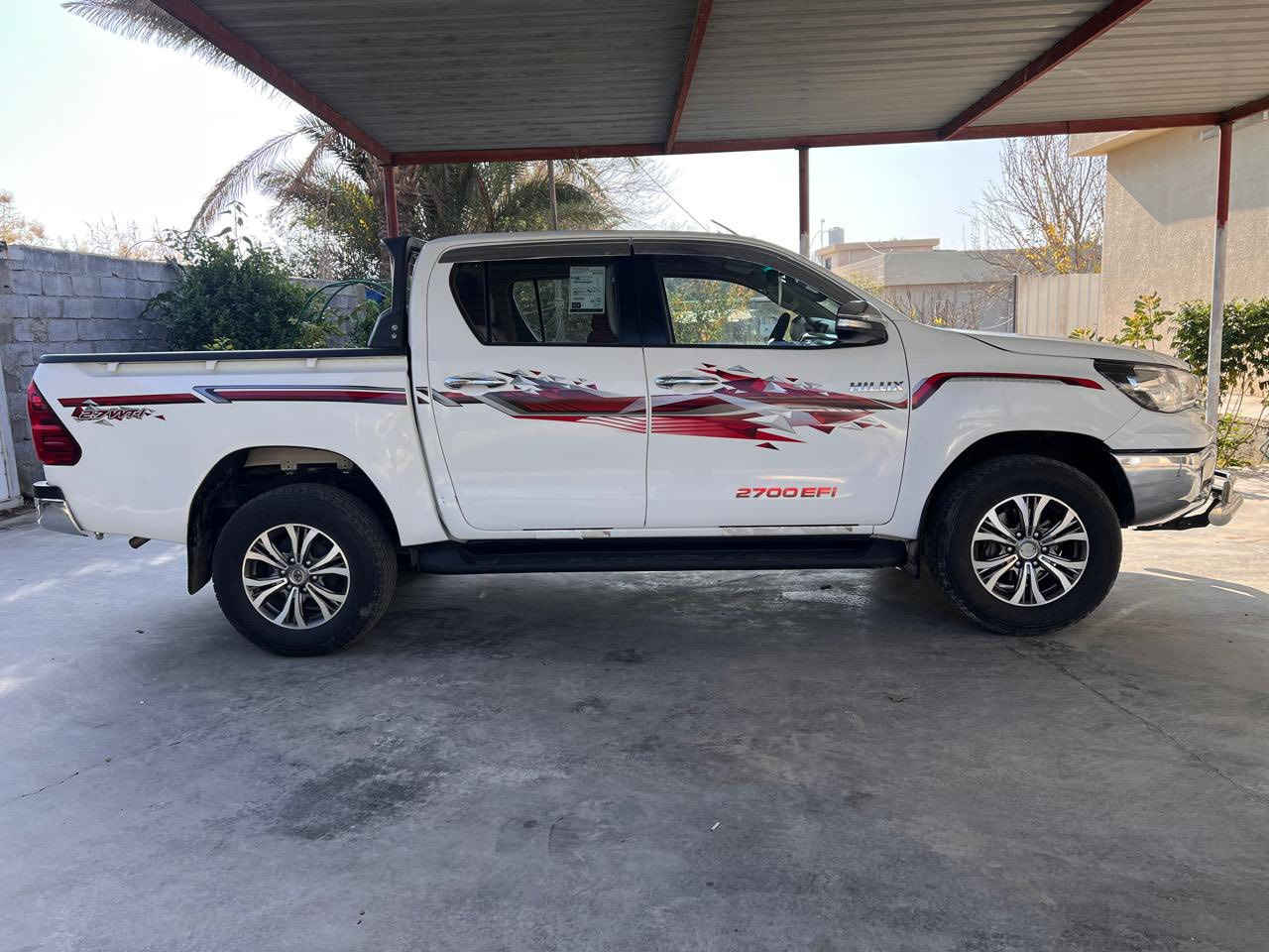 السلام عليكم عندي تويوتا هايلوكس سعودي ام الدعاء بصمه فورويل 2016اوتماتيك شركة ساز الاصل رقم اربيل سنويه وفحص وهزه جديده خطه جديده مال 22 السونار مرفوق ويه الصور محرك كير اكسل مكفولات ماشيه231الف محرك جديد لا تبخير لا تنقيص لا فتح السعر225وبيها مجال للطيبين العنوان بغداد الدوره وهذا رقمي ***********
