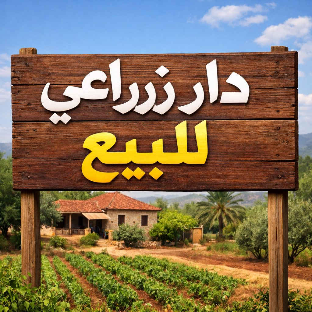 يعلن مكتب الجنائن المعلقه للمقاولات والعقار)
دار زراعي 
مساحة:100م
واجه:٧
نزال 14,25

الطابق الارضي:
استقبال 
حولي مفتوح على المطبخ
خدمات داخل البيت وفي الكراج
الطابق الثاني 
غرف نوم عدد2
خدمات 
موقع ممتاز جداً عرض الشارع 10م 
وقرب الشارع الرئيسي العام 
ــــــــــــــــــــــــــــــــــــــــــــــــــــــــــــــ

للمعلومات والاستفسار الاتصال على الارقام التالية

#(مكتب الجنائن المعلقه للمقاولات والعقار)

                                        واتساب WhatsApp     

***********
—————————————————————————

أو زيارة موقع المكتب الكائن _  حي تونس افاق 

عربيه قرب جامع القران الكريم

(مكتب الجنائن المعلقه للمقاولات والعقار )

مقاولات عامه_بيع وشراء الدور والاراضي -بناء هدم ترميم
