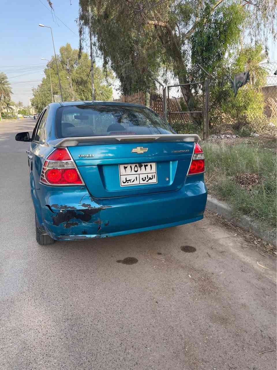 افيو خليجي 2007 
كير محرك تبريد شاشه 
رقم اربيل تحويل مباشر 
السعر 47 وبيها مجال 
مستعجل ع بيعتها موجود ع الرقم 
*********** بغداد, العراق
