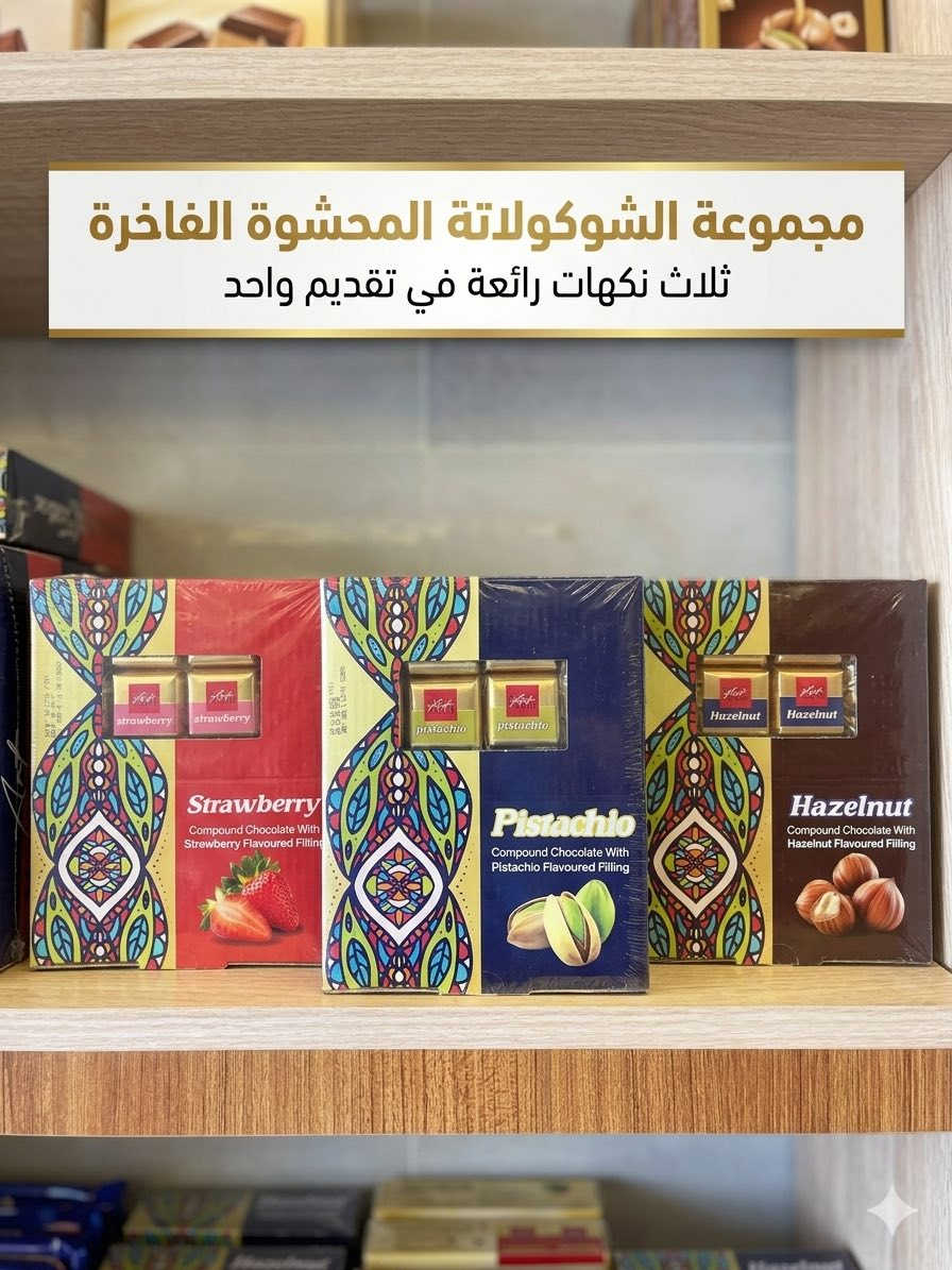 الفخامة والذوق في كل قطعة ✨
لأن اللحظات الحلوة تستحق الأفضل، قدمنا لكم تشكيلة Art Touch من الشوكولاتة الفاخرة، مزيج مثالي بين الطعم الغني والحشوات المبتكرة التي ترضي جميع الأذواق:
• 🍓 شوكولاتة الفراولة: توازن مثالي بين حلاوة الشوكولاتة وانتعاش حشوة الفراولة.
• 🟢 شوكولاتة الفستق: لعشاق الطعم الأصيل والمذاق الغني.
• 🌰 شوكولاتة البندق: كلاسيكية لا تقاوم، تذوب بالفم لتعطيك تجربة لا تُنسى.
لماذا Art Touch؟
• شوكولاتة بمركبات عالية الجودة.
• تغليف أنيق ومميز يصلح للهدايا والضيافة الراقية.
• مذاق غني يرافق قهوتكم وجلساتكم.
Art Touch.. لمسة فن في عالم الشوكولاتة 🍫


**إذا كنت صاحب هذا الإعلان وتريد حذفه لأي سبب، رجاءا أرسل رسالة إلى الدعم الفني**