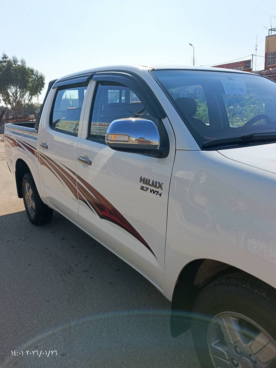 سلام عليكم 
هايلوكس 2014 رقم بغداد 
مكفوله كفاله عامه حتى من شخط 
ماشيه 110 الف شرط حقيقي وع فحص 
فوول مواصفات واحد ع واحد كويتي اصل 

اوتماتيك ، تحكم ستيرن ، شاصي 19 فوول مواصفات 
للاستفسار / 
                ***********
                ***********
