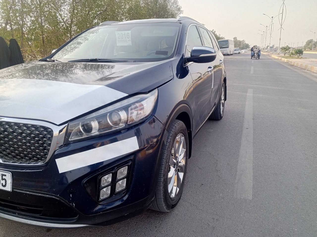 كيا سورنتو (مديل 2016)سياره احله من صوره وجاهزه من طول الطول مكينه وكير 2400مكفولات حداديه جديده طخم تاير جديد كهربايات كله شغاله ترايك وين ما يعجبك تبريد ثلج(سعره 137 وبيه مجال)(رقم انكليزي ذي قار بسمي مشروع وطني سنويته ال 2028) مكاني ناصريه مركز ورقمي ***********
