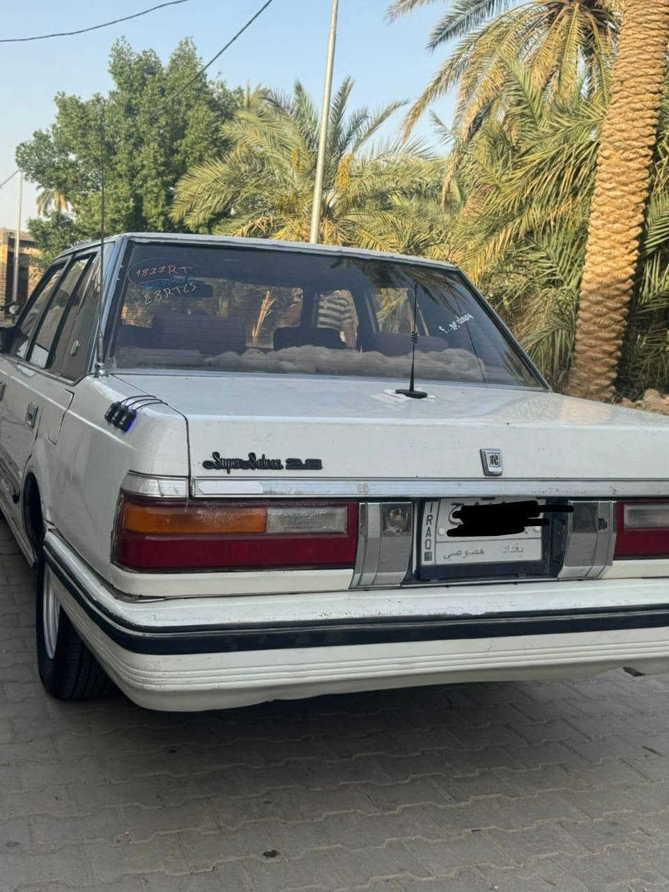 السلام عليكم للبيع فقط سوبر موديل 85 مكفوله من ضربه وصبغ مكينه وكير بطه 2500 تخم تاير جديد رقم بغداد مشروع وطني مكان سياره ومالك سياره سماوه  السعر 45 وبيه مجال تفاصيل اكثر اتصل ***********
