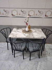 ميز طعام • ٤كراسي • بلاد رز ديالى