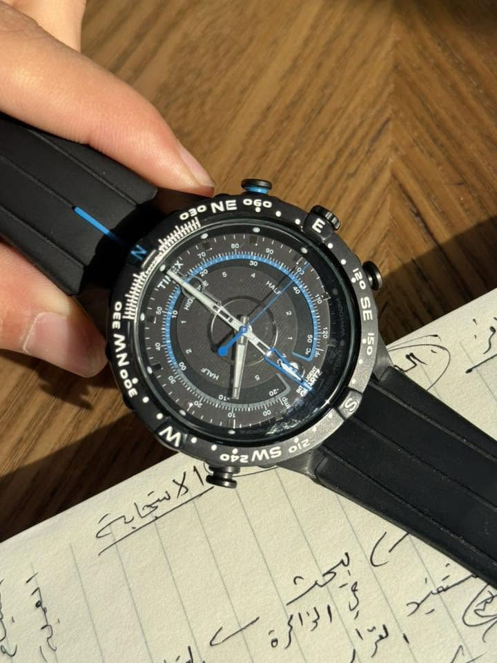ساعة أصلية Timex Intelligent Quartz✨
🔹 الموديل: بوصلة + مقياس حرارة + مد وجزر
🔹 النوع: كوارتز – بطارية
🔹 الحالة: نظافة ممتازة
🔹 مناسبة للرحلات والأنشطة الخارجية
🔹 مقاومة للماء

📌 ملاحظة: لسنا تابعين لأي شركة أو علامة تجارية، نحن اسم مستقل فقط.

📞 للتواصل:
***********

🚚 يوجد توصيل مجاني لجميع محافظات العراق الحبيب
💰 السعر: 185 دينار شامل التوصيل
