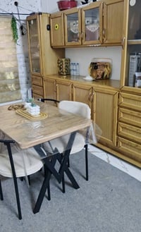 أغراض بيت للبيع كاونتر مع ملحق عدد اثنين بدون سنك  ميز طعام أربع كراسي...