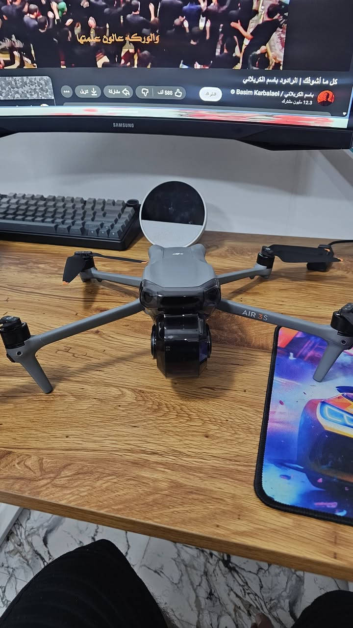 سلام عليكم
عندي Dji air 3s 

مستخدمه كلشش قليل

 بس ساعتين طايره 

وكامل كل غراضها حتى جياس موجوده

لكن بيها فطر بل ذراع لامامي كلش بسيط 

وما مأثر بل طيران بيها لكن ضاربه تيب

اطير ارتفاع الف متر طبيعي حتى بل هوا طبيعي ابد ما مأثره بيها

وافحص بلي يعجبك 

سبب البيع شغلي وعدم تفرغ اما طيران يشهد الله فول

مكاني بابل 

***********
