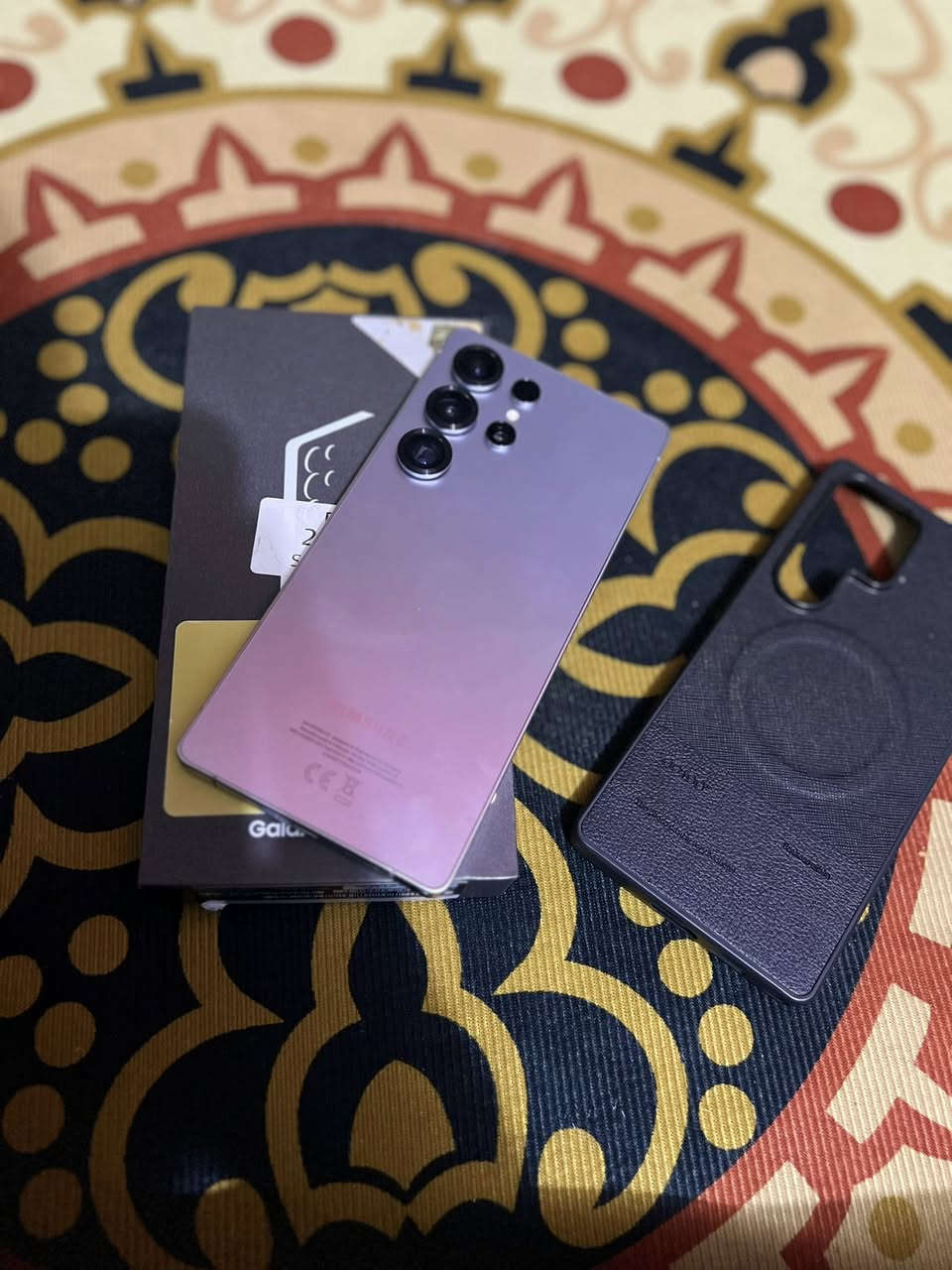 سلام عليكم S25 ألترا جهاز مستخدم سبوع فقط زلغ واحد مابي جديد باعتبار بالكارتون ضمان عين الفهد ذاكره ٢٥٦ بيع أو مراوس شعندك راسلني خاص أو ***********
