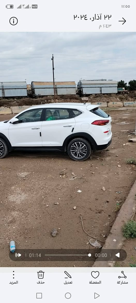 مكلف بالنشر اتصال على الرقم توسان 19 خليجي كفاله من الصبغ والضربه رصعتين بسيطات السيارة جديد استخدام شخصي ماشيه 92 حقيقي رقم اربيل وكاله او تحويل مكانها 5واسط العزيزيه***********
