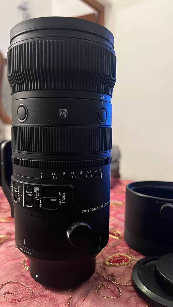 كاملة هي وجنطتها والكارتون 
سكما 70-200 للسوني اخر اصدار فتحة 2.8 
نظيفة جدا جدا غير مستعملة 

مكاني الاعظمية 
سعرها نهايتة قفل 1,600,000 شراي تعال كل الهلا بيك


**إذا كنت صاحب هذا الإعلان وتريد حذفه لأي سبب، رجاءا أرسل رسالة إلى الدعم الفني**