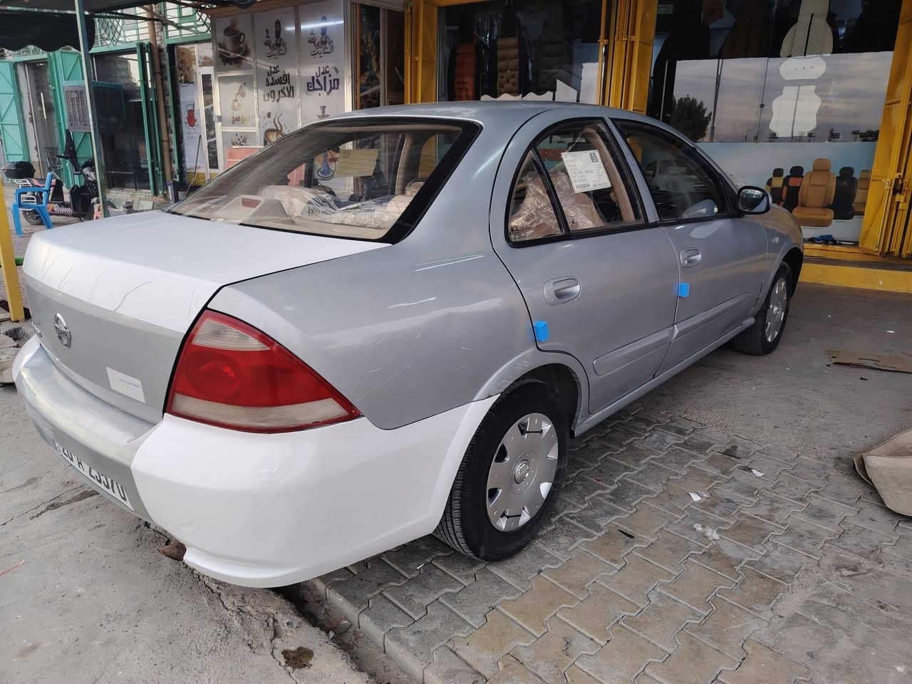 يالله سلام عليكم سني رقم ديالى جديد موديل 2007سياره جاهزه تخم تاير صبغ حزام محرك جديد تبريد شغال كير اوتوماتيك  سنويه 29 سعر 75وبيه مجال  مكان الانبار  هيت رقم الهاتف ***********
