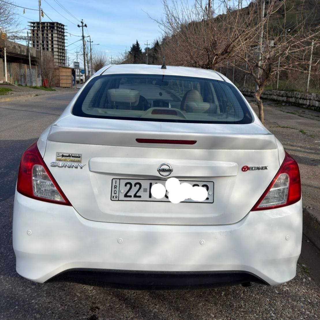 بسم الله الرحمن الرحيم
نيسان صني  رقم اربيل موديل ٢٠٢٤ مكفول من دعامية الى دعامية من كل شي  لا شخط ولا بارد ولا حالوب ولا نقطة حجر  ماشية ٥٠ الف  فول ١/١ تبريد قطعتين تحكمات استيرن طرفين ٢ كيج شاشة بلادية   ٤ اطارات شركة عليها ويل اكروم  و الاسبير منازل كاميرا وحساسات بوجكتر  جناح خلفي كير ومحرك برغي ممفتوح داخل اصفر 

ملاحظة السيارة بوضع الوكالة من كل شي

مكان السيارة / اربيل 
للتواصل والسعر / الاتصال 
 *********** + واتساب
