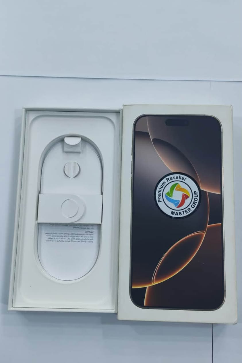 للبيع iPhone 16 Pro Max 256GB 🔥

✨ نظافة 100% والجهاز بحالة ممتازة جدًا.

📱 المواصفات:
✅ السعة: 256GB
✅ ضمان ماستر (لا يزال داخل فترة الضمان)
✅ نسخة الشرق الأوسط
✅ صحة البطارية: 90%
✅ ملحقاته كاملة
✅ جاهز للفحص والمعاينة قبل الشراء

💰 السعر: 1,375,000 دينار عراقي

📍 الموقع: كربلاء / السماوة

📞 للاستفسار والحجز:
***********

⚡ جهاز نظيف جدًا، مطابق للمواصفات، والفحص متاح قبل الشراء. الأولوية للحاضر والجاد بالشراء
