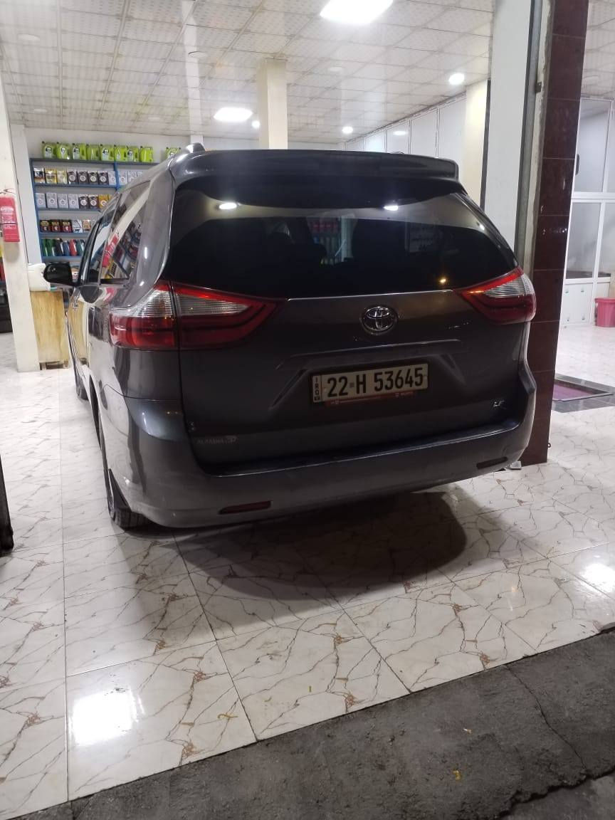 للبيع سينا موديل 2017 LE مكلف بل نشر
ضرر ٣قطع ضربة خفيفة 
ماشية ٥٣٠ كم
سيارة رقمهة أربيل 
سيارة متواجدة أربيل /القائم
رقم صاحب سيارة ***********
