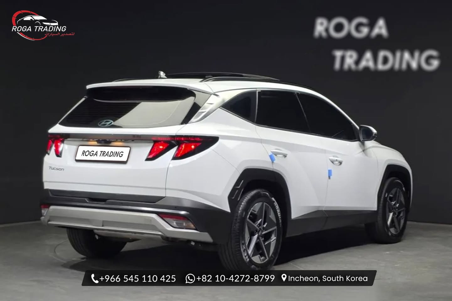 Hyundai Tucson NX4 – 2024 (Premium)

لو بتدور على SUV متكاملة من غير ما تدفع أرقام مبالغ فيها… يبقى العربية دي معمولة ليك
🚗 أداء قوي + تجهيزات عملية + راحة حقيقية في كل تفصيلة
💼 اختيار مناسب للشغل، السفر، والاستخدام اليومي بثقة

محرك 1600 سي سي تيربو
ناقل حركة أوتوماتيك
ممشى 41,685 كم

🛠 التجهيزات الخارجية
• إضاءة LED
• Power Tailgate
• مرايات كهرباء + ضم
• جنوط ألمونيوم
• Roof Rack
• دريكسيون مالتي فانكشن + Paddle Shift
• Heated Steering Wheel
• مراية داخلية ECM

🛡 أنظمة الأمان
• Airbags (أمام / جانبي / ستائر)
• ABS + TCS + ESC
• TPMS
• Lane Departure Warning
• حساسات أمامي وخلفي
• كاميرا خلفية
• Blind Spot Warning

📲 التكنولوجيا والراحة
• Adaptive Cruise Control
• Electronic Parking Brake (EPB)
• تكييف أوتوماتيك
• Smart Key + تشغيل بصمة
• Auto Light + Rain Sensor
• Navigation
• شاشة AV Monitor
• Bluetooth + USB

🪑 الصالون
• فرش جلد
• كراسي كهرباء
• Heated Seats
• Ventilated Seats
• Memory Seat
• مساحة داخلية مريحة

✨ مميزات إضافية
• Panoramic Sunroof
• أنظمة مساعدة قيادة متقدمة
• حالة ممتازة وممشى مناسب
• مناسبة للاستخدام اليومي والعائلي

نوفر شحن لجميع الدول العربية
 🇸🇦🇦🇪🇪🇬🇯🇴🇰🇼🇶🇦🇧🇭
متابعة كاملة من الشراء لحد الاستلام
🔹 للتواصل والاستفسار🔹 تواصل معنا:
📞 🇰🇷 كوريا الجنوبية:
010-4272-8799
📞 🇸🇦 السعودية:
+966 54-511-0425
📞 🇪🇬 مصر:
+20 106 164 9658
 📍 انشون/ كوريا الجنوبية


**إذا كنت صاحب هذا الإعلان وتريد حذفه لأي سبب، رجاءا أرسل رسالة إلى الدعم الفني**