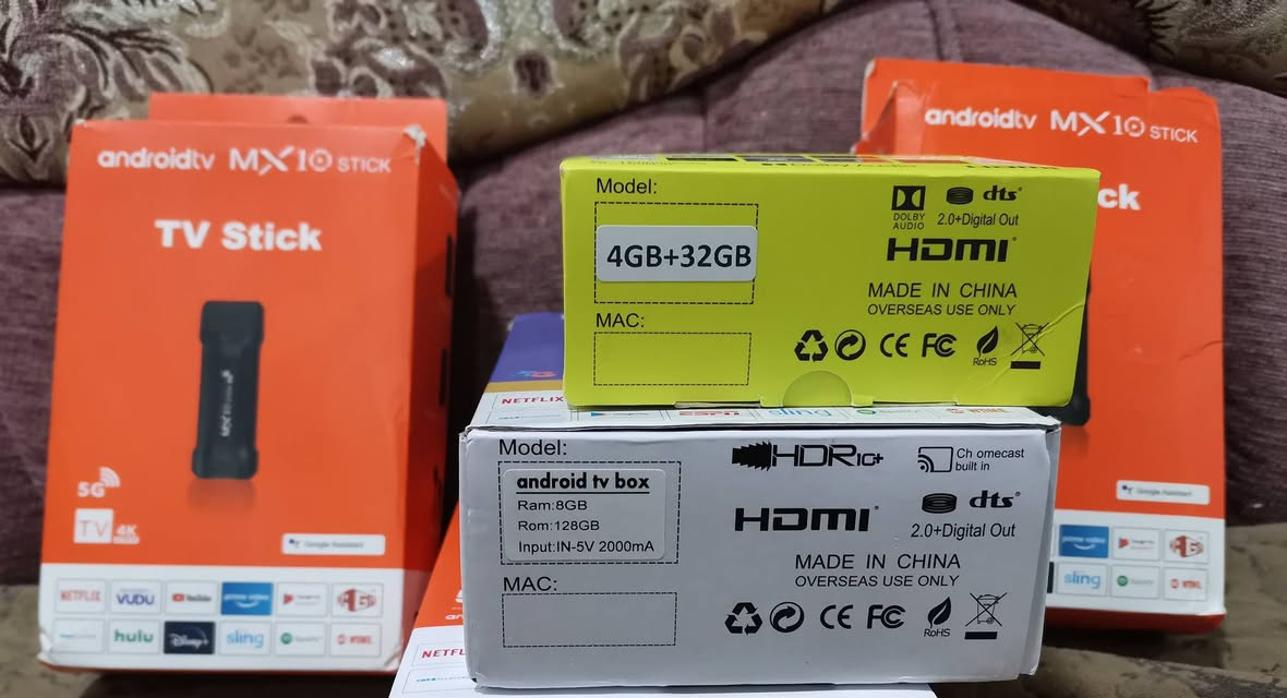 السلام عليكم
٤ قطع TV Box
نظام أندرويد ١٤
٢ منهم كونترول ناطق
السعر ٧٠ الف
***********
