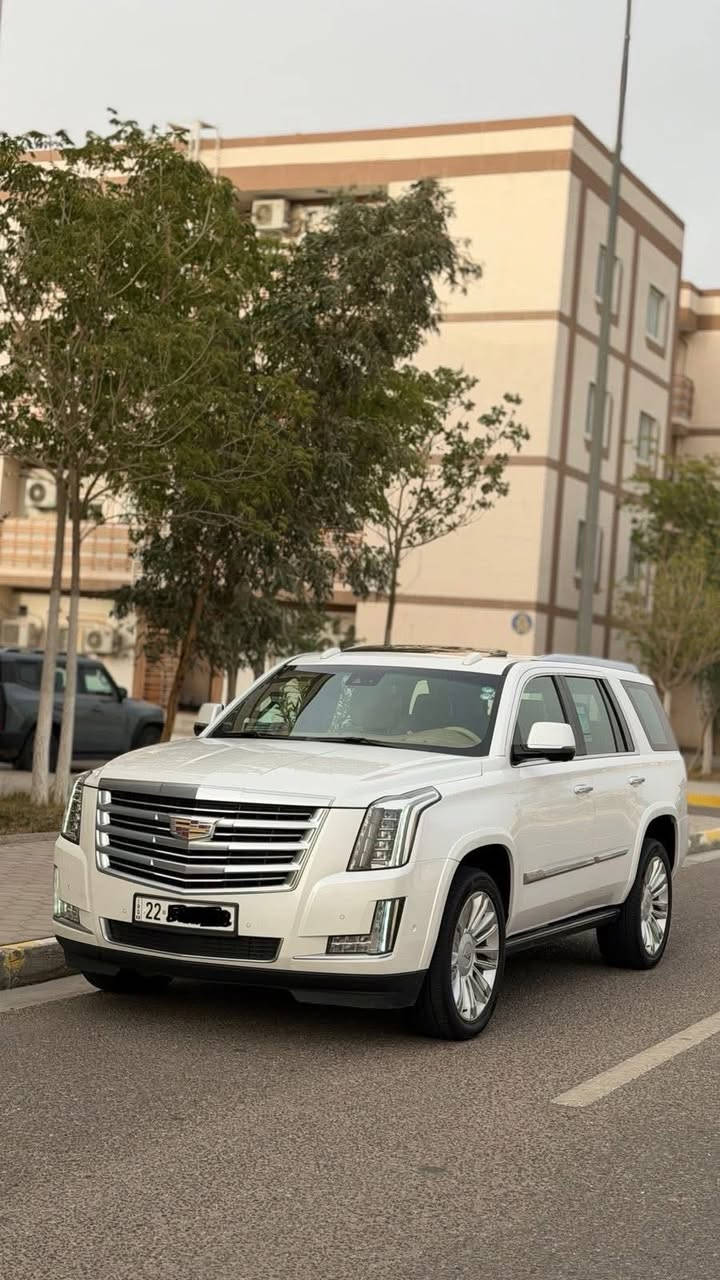 السلام عليكم كديلاك اسكاليد موديل 2018 خليجي وكاله المنصور بلاتينيوم VIP دبل رادار فول مواصفات هزه ورقم اربيل الجديد كفاله ضربه وتبديل وصبغ وبارد وشخوط حته الدعاميات ماشيه 105KM جديده السياره . 
العنوان : بصره 
رقم الموبايل ***********
