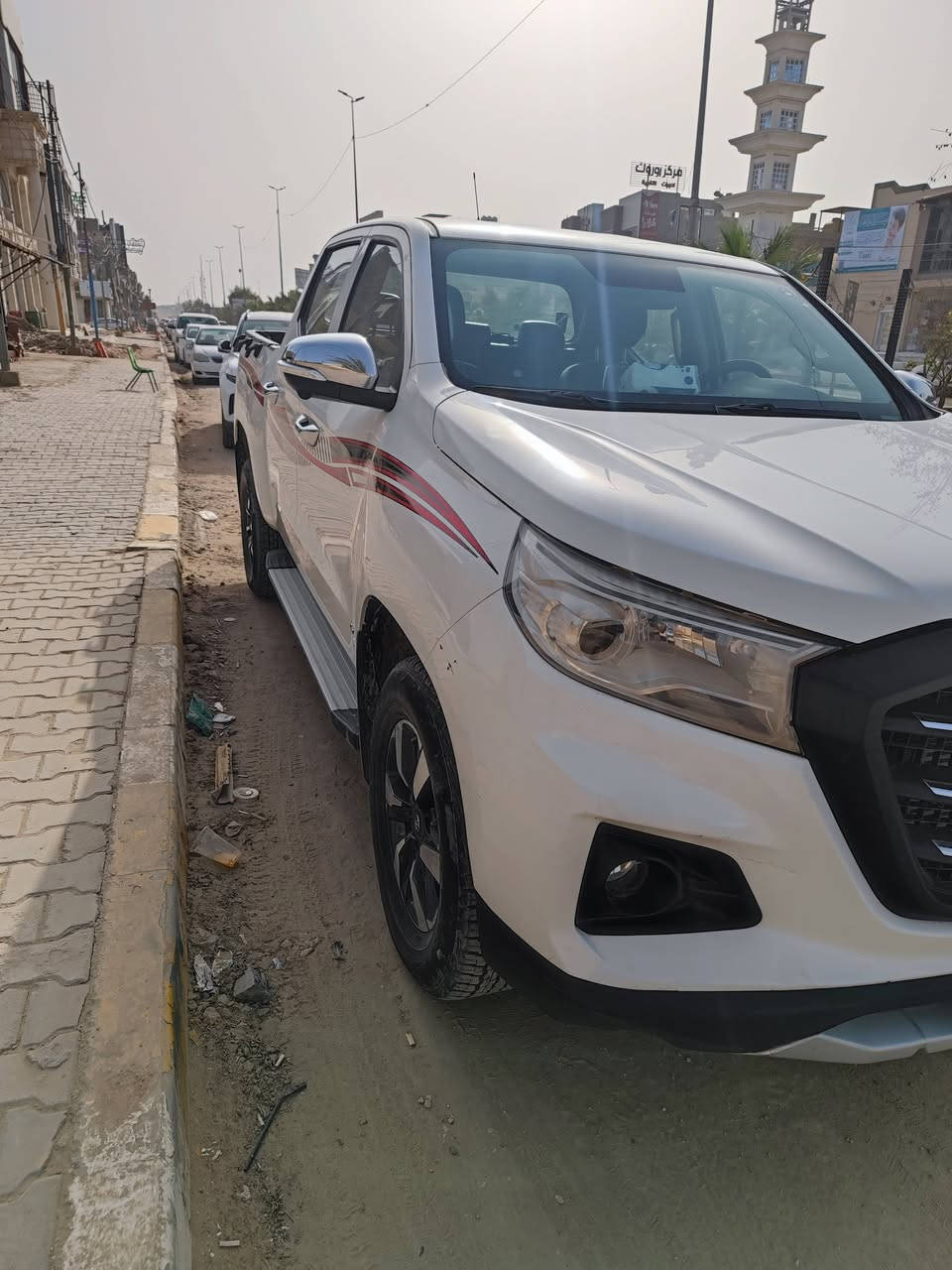 للبيع  فقط  بيكب هانتر شانجان
رقم اربيل بسمي
موديل 22 السياره حره  شرط التحويل
 مواصفات السياره
 3بصمات 
تبريد قطعتين 
لايت زنون 
دفع رباعي 
كشنات الاماميه كهرباء 
كامره وحساسات خلفيه كامره جانبيه 
 اشاير بالمري 
نظام قياده سبورت وايكو نورمال  
شاشة دشبول تحكم ستيرن 
قفل سرعه كير ومكينه مسيوبوشي بانزين عادي  سووبر 0جاج تيربو 4سلندر يعني انسه دوانز
تخم تاير
السياره اي نقص مابيها 
ماشيه 92 وقابل للزيادة
كفاله عامة من الصبغ والضربة  
     مكان السيارة الديوانية
 سعره182بيه مجال  
***********
