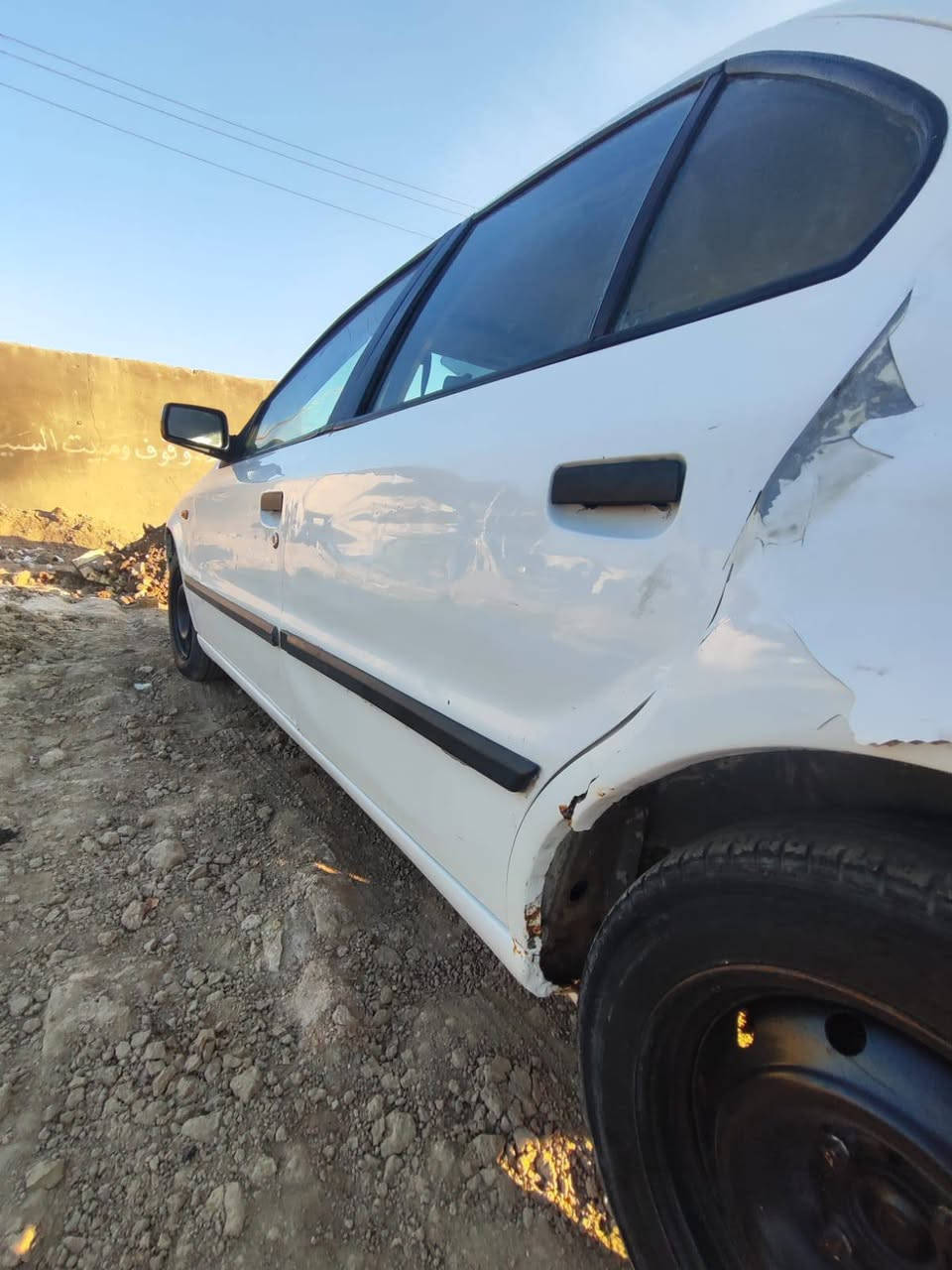 سلام عليكم سمند 2011 سياره مكينه كير جديد تخم تاير حداديه ابيع ع حادثه ضربته وره سعر 23 وبيه مجال ستفسار ‏‪***********‬‏ مكاني دوانيه
