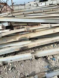 حديد شيلمان أبو 8انج و7انج حديد صدامي قديم اطوال مختلفه كميه مفتوحه مك...