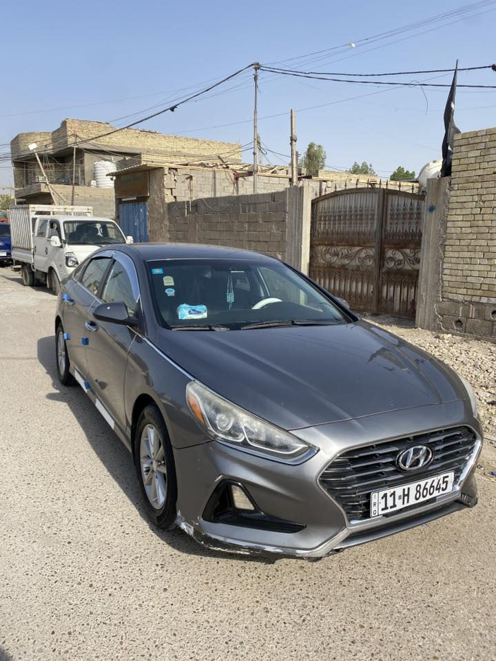 سلام عليكم هونداي سوناتا 2018  محرج 2400 جيدي اي نص فول سعره 130 بيه مجال حك جيه مكان بغداد بلديات شارع كاشي رقم *********** شراي يتصل
