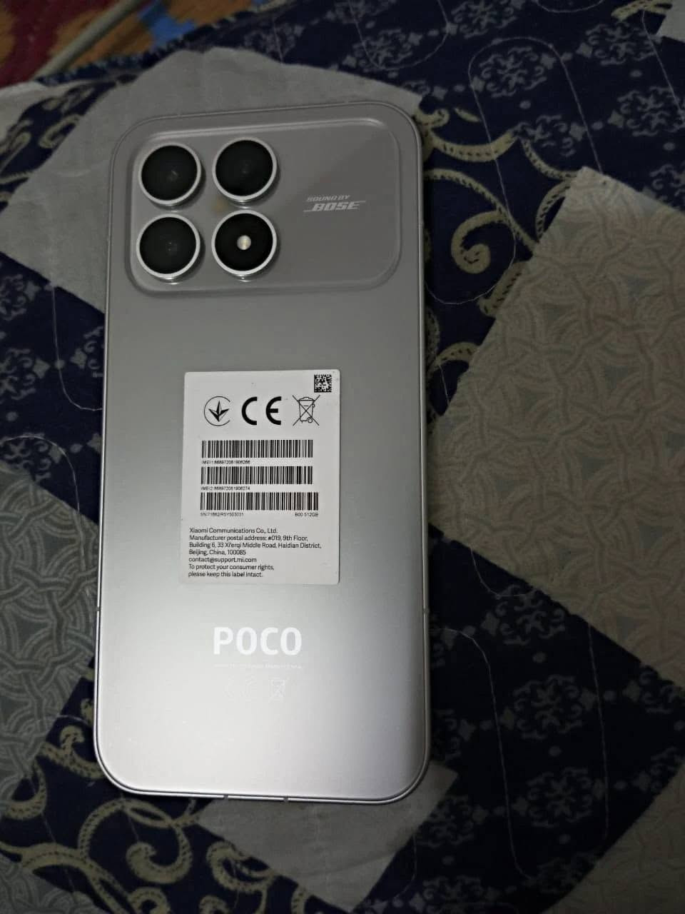 السلام عليكم
جهاز poco f8 pro
ذاكره 512
ذاكره عشوائيه ١٢+١٢
معالج سناب دراگون ٨ايليت
دورات الشحن ١٦٢
سعره ب575 
الجهاز نضيف وملحقاته كامله كڤرين وشاحنه 100واط وشاشه ضد الكسر مضلل تدعم البصمه
مكاني سبع قصور
***********
متوفر واتساب
