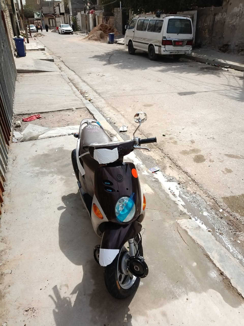 سلام عليكم 
دراجه فله للبيع خير من الله والدراجه صارلي 3اشهر منزله من الرمبه والدراجه مال جناي مامخليه معتازه شي السعر 950 وبيهة مجال حك الجيه... ملاحظه البوش مو وياهة العنوان بغداد العبيدي 
***********
