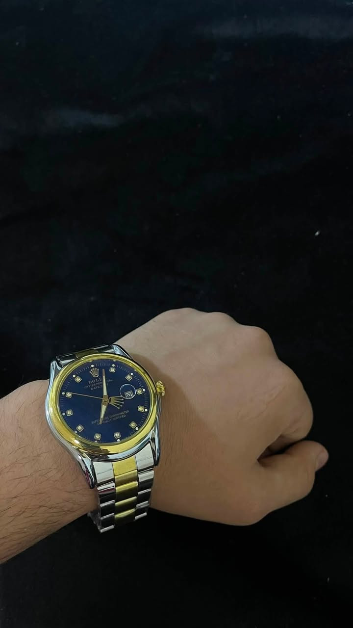 ⌚ Rolex Oyster Perpetual Datejust ⌚
فخامة رولكس بحضور يلفت النظر 🔥
مينا أسود أنيق ✨ وسير ستيل لونين (ذهبي وفضي) يعطيها هيبة وفخامة
تصميم كلاسيكي يناسب الطلعات الرسمية واليومية 👌
ساعة تجمع بين الرقي والفخامة لعشاق التميز 💎

📩 متوفرة للطلب — لا تفوتك هالتحفة �


**إذا كنت صاحب هذا الإعلان وتريد حذفه لأي سبب، رجاءا أرسل رسالة إلى الدعم الفني**